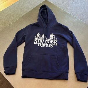 STRANGER THINGS NAVY HOODIE